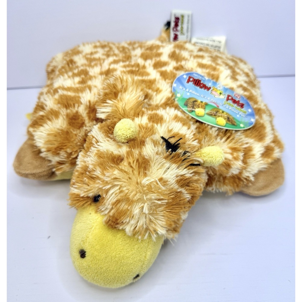 Pillow Pets Pee-Wees Jolly Giraffe NEW Plush Stuffed Animal 12" Lovey Security